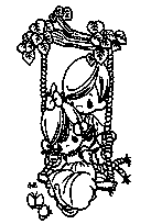 coloriage moments precieux les amoureux sur la balancoire